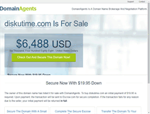 Tablet Screenshot of diskutime.com